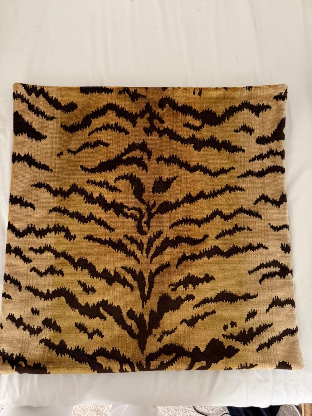 Scalamandre Le Tigre pillow case